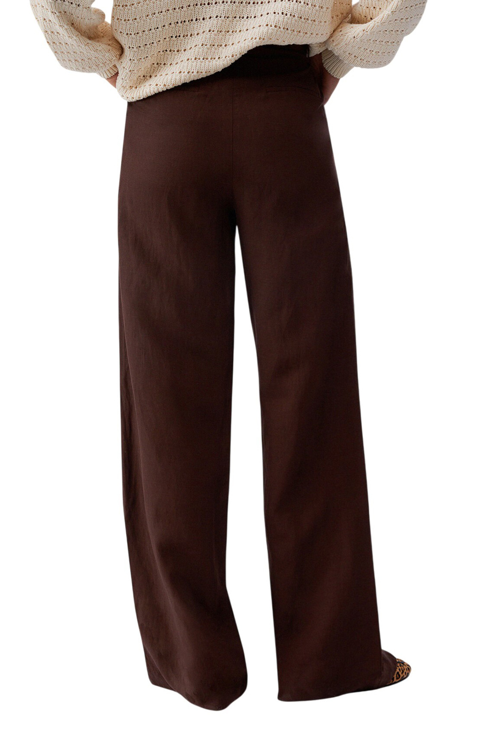 Женский Liu Jo Брюки из смесового льна (цвет ), артикул WA6480T4818 | Фото 4