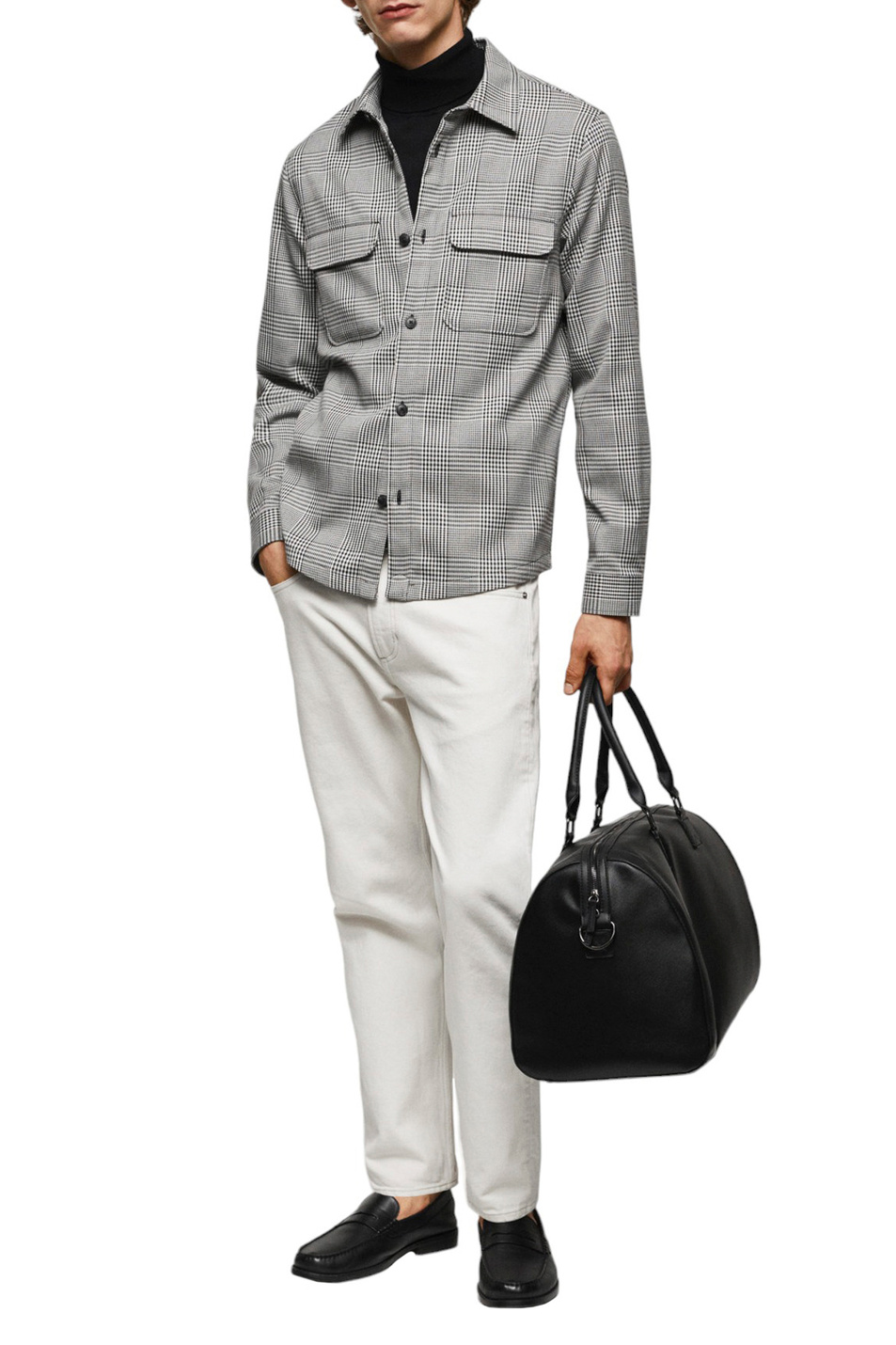 Мужской Mango Man Рубашка MAXIMO стандартного кроя с карманами (цвет ), артикул 57005957 | Фото 2