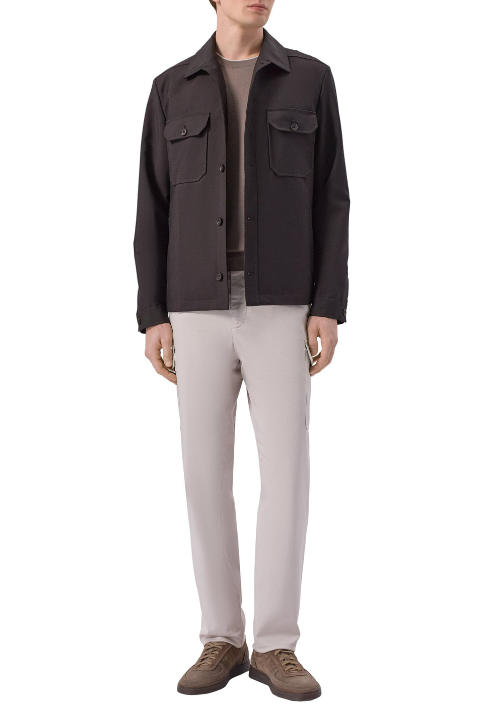 Мужской Brunello Cucinelli Джемпер с короткими рукавами (цвет ), артикул M29805200 | Фото 2