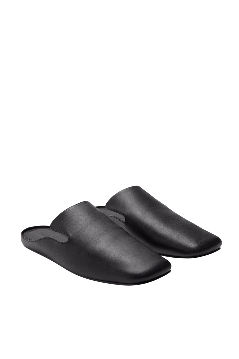Сабо SATINO из натуральной кожи|Основной цвет:Черный Женский Mango Сабо SATINO из натуральной кожи (цвет ), артикул 17026356 | Фото 2