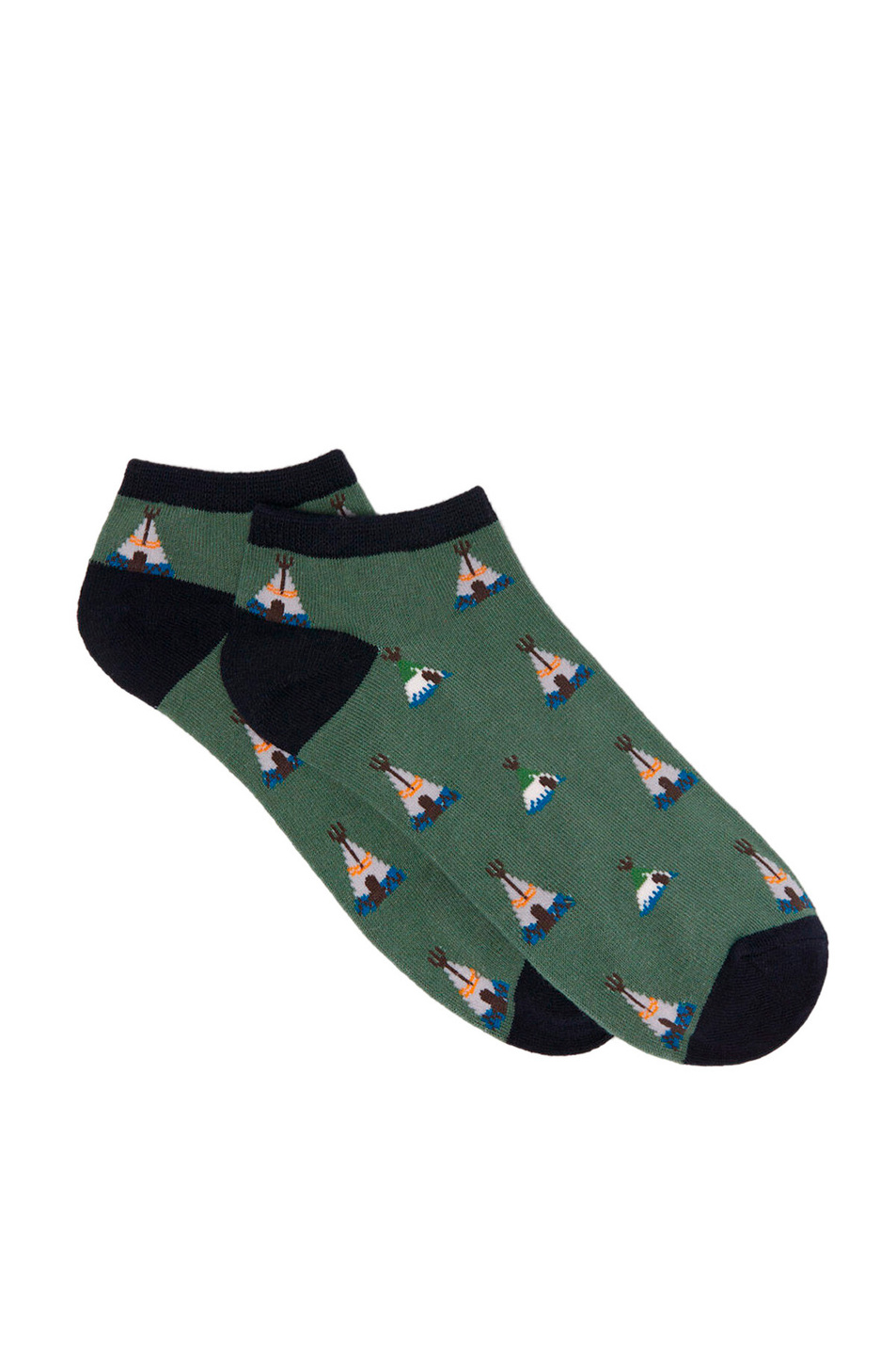 Мужской Springfield Короткие носки с принтом (цвет ), артикул 0655934 | Фото 1