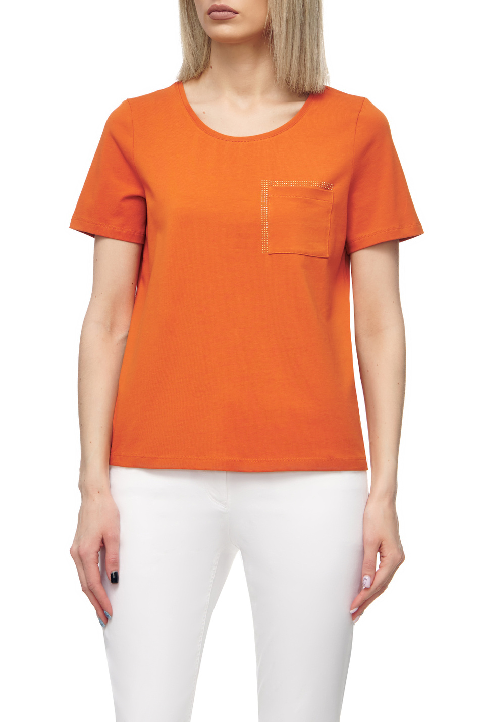 Женский Gerry Weber Футболка с карманом на груди (цвет ), артикул 670101-44004 | Фото 4