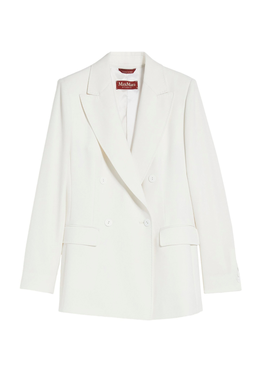Пиджак CAUCASO из натуральной шерсти|Основной цвет:Белый|Артикул:2416041091 | Фото 1