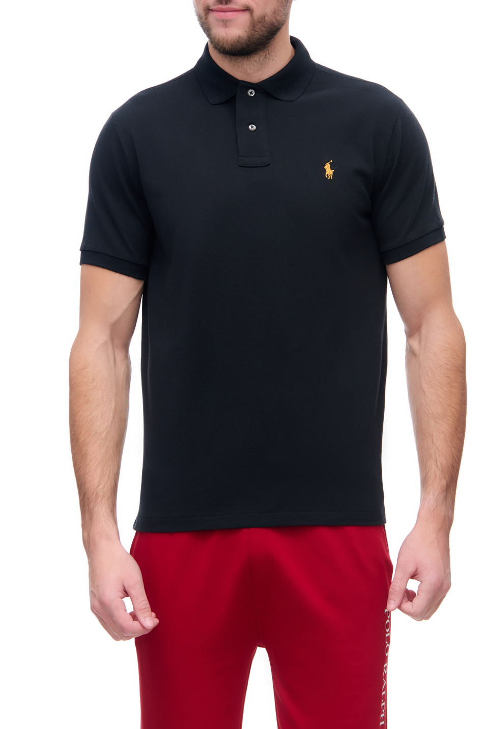 Мужской Polo Ralph Lauren Футболка поло с фирменной вышивкой (цвет ), артикул 710853193001 | Фото 1
