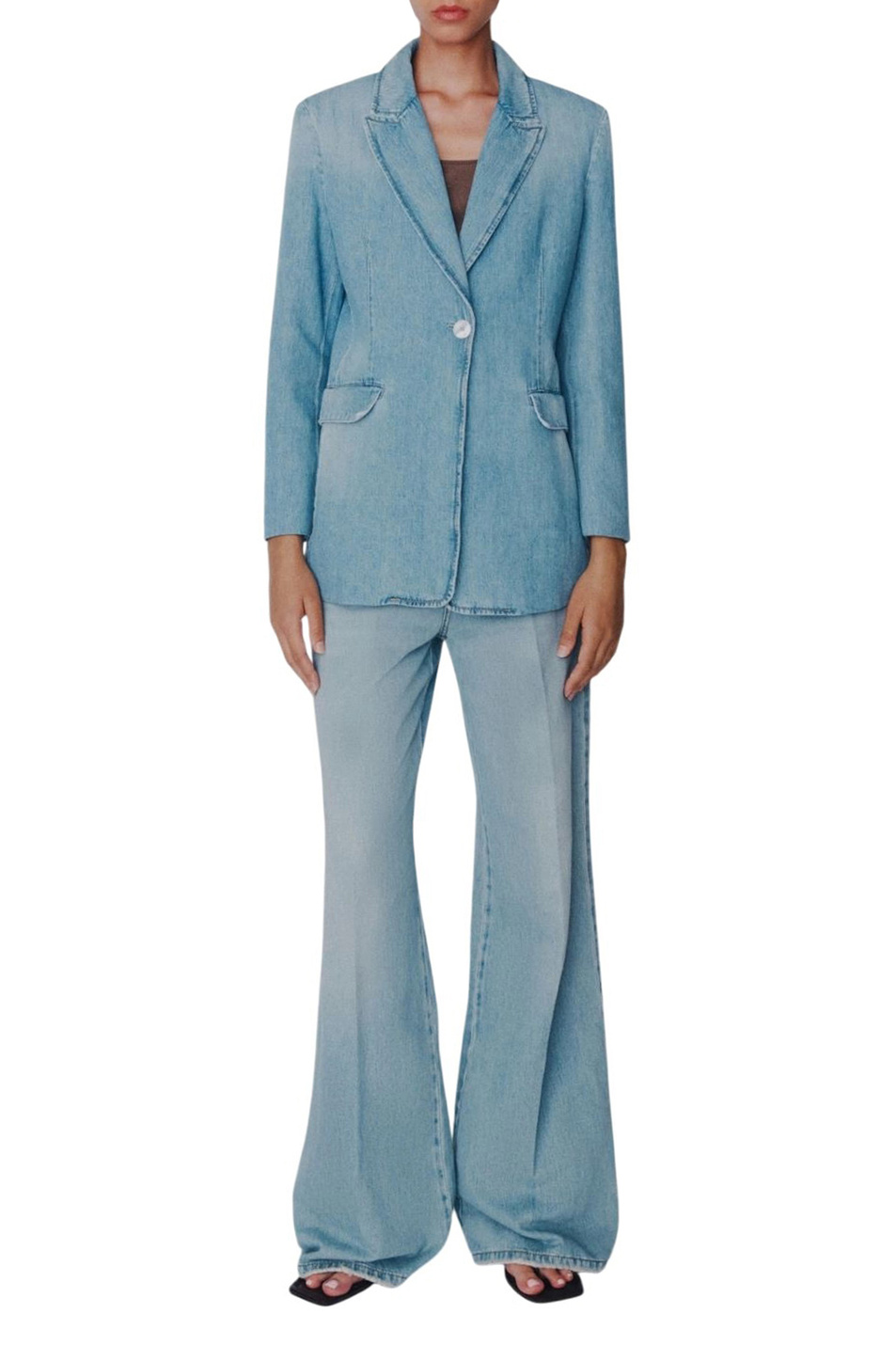 Женский MARELLA Джинсы MLSWLEG из хлопка (цвет ), артикул 2613181014 | Фото 2