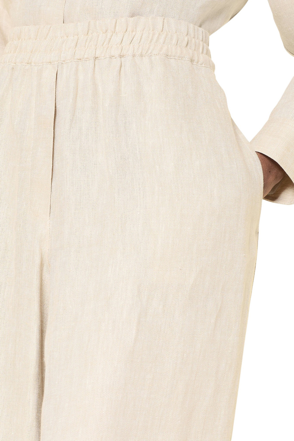 Женский Weekend Max Mara Брюки FELINO из льна (цвет ), артикул 2615131042 | Фото 5