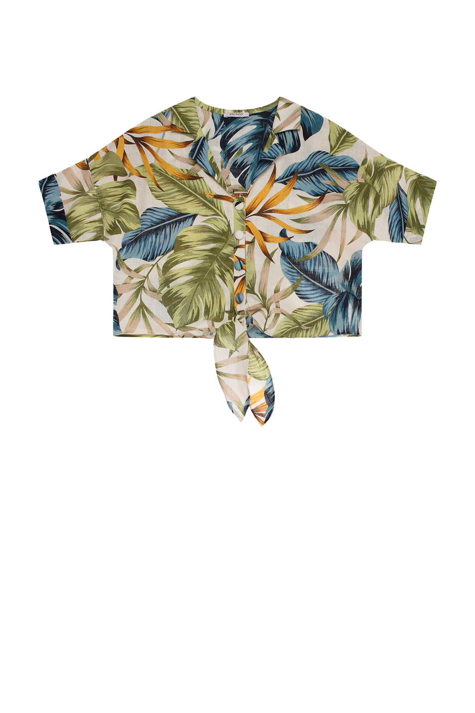 Orsay Короткая рубашка с принтом (цвет ), артикул 617021 | Фото 1
