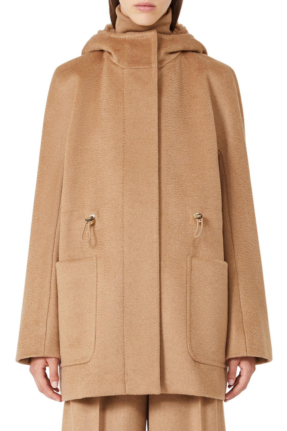 Женский Max Mara Парка из верблюжьей шерсти (цвет ), артикул 2521086082 | Фото 3