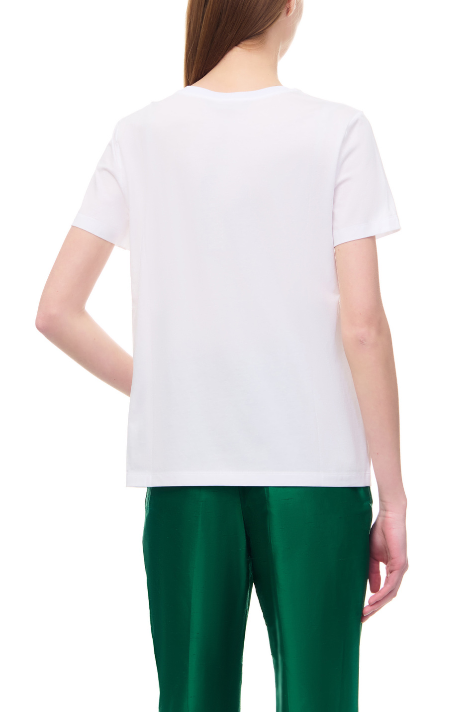 Женский Max Mara Футболка WIEN из натурального хлопка (цвет ), артикул 2369410331 | Фото 4