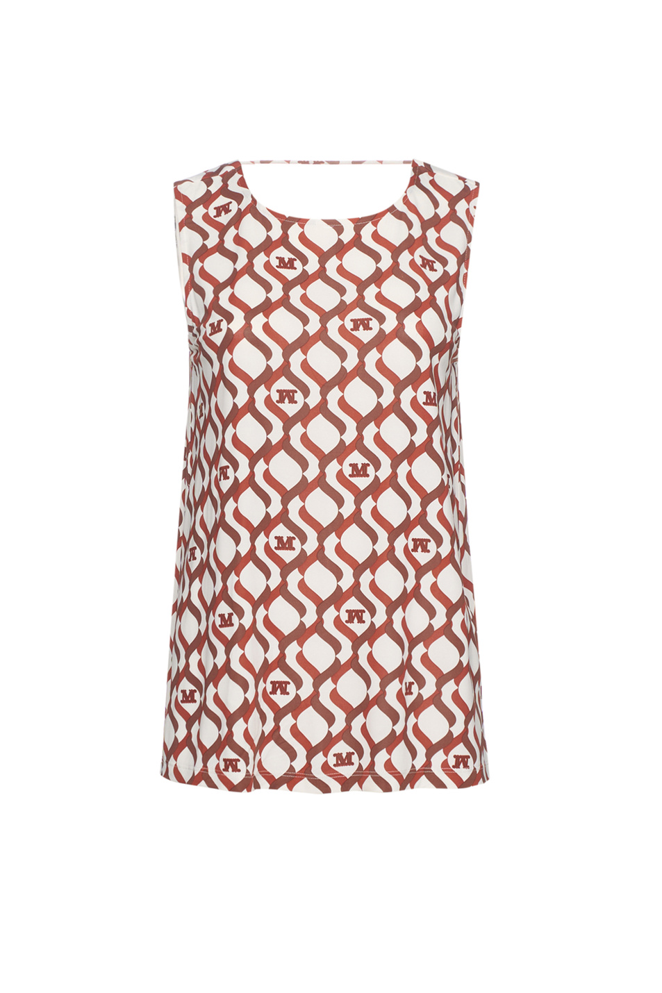 Женский Max Mara Топ PELOTA с принтом (цвет ), артикул 2616941029 | Фото 1