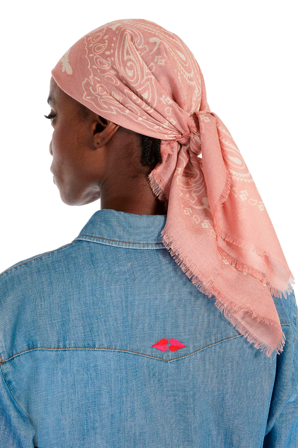 Женский Weekend Max Mara Платок BANDANA из шерсти с принтом (цвет ), артикул 2355410432 | Фото 3