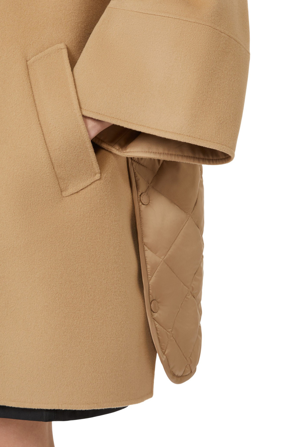Женский Weekend Max Mara Полупальто RUFO комбинированное (цвет ), артикул 2525496012 | Фото 5