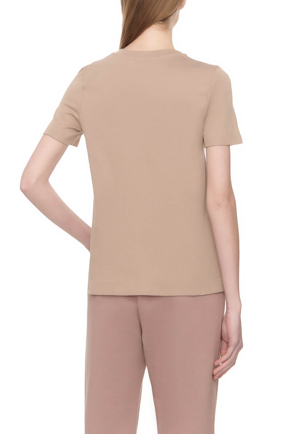 Женский Max Mara Футболка RUBENS из смесового хлопка (цвет ), артикул 2399760133 | Фото 4