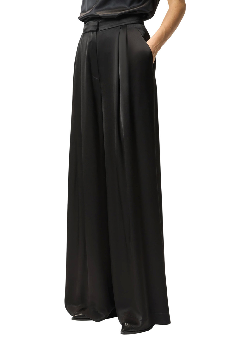 Женский Pinko Брюки TETRIX TROUSER однотонные (цвет ), артикул 105716A1Y5 | Фото 4