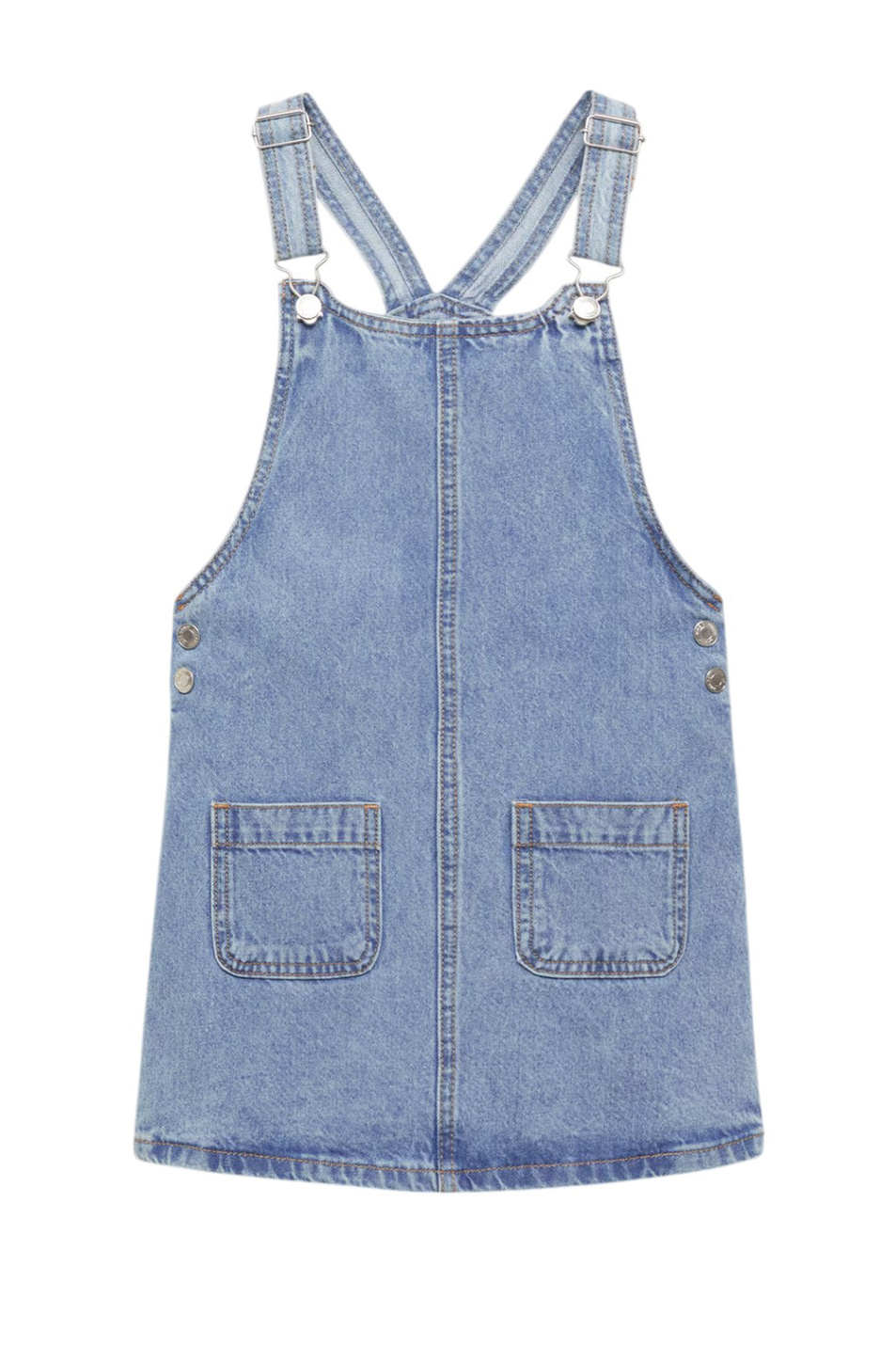 Девочкам Mango Kids Сарафан PAULA джинсовый (цвет ), артикул 87043270 | Фото 1