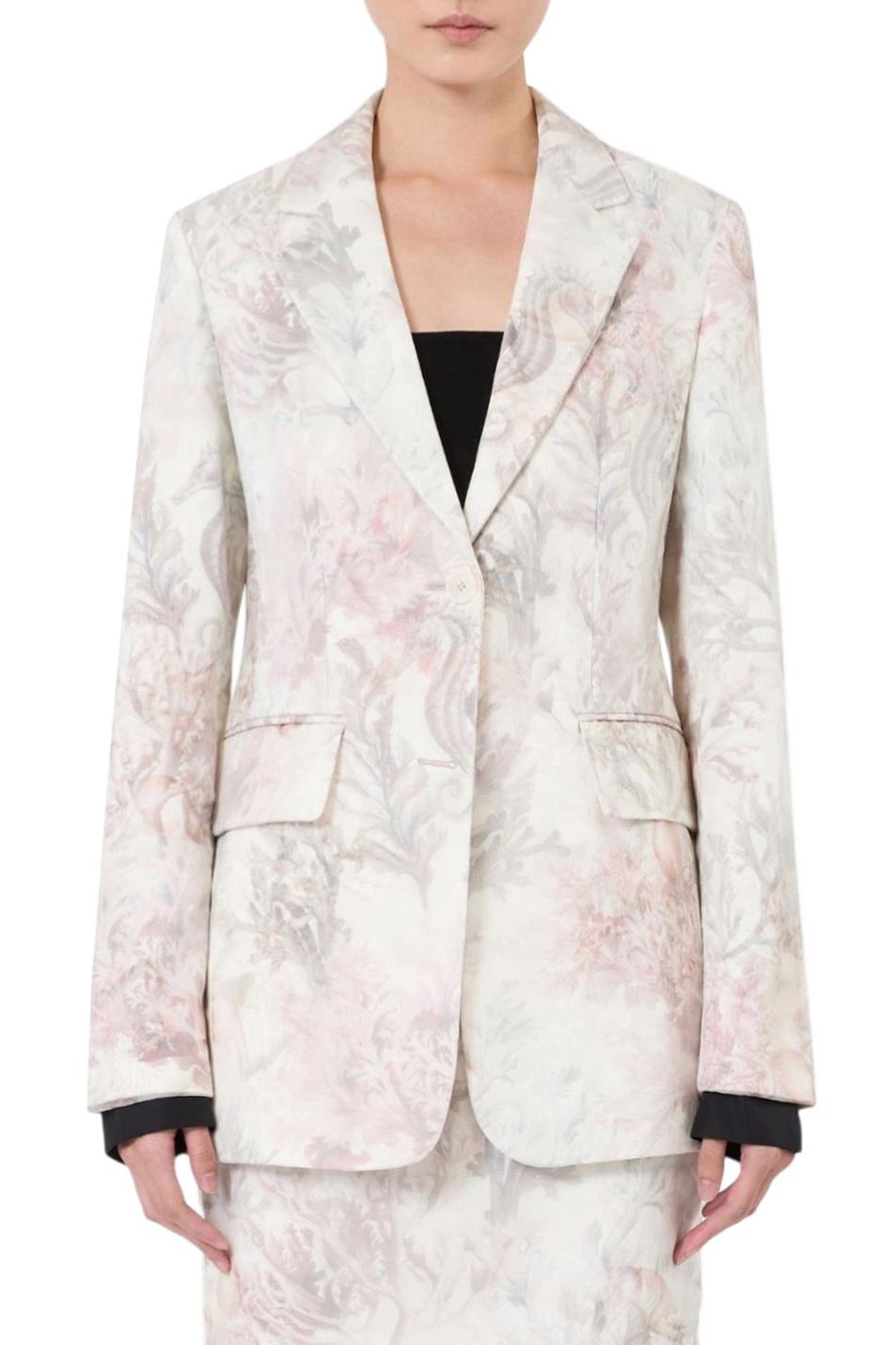 Женский Max Mara Пиджак PALOMBA из шелка (цвет ), артикул 2611041303 | Фото 3