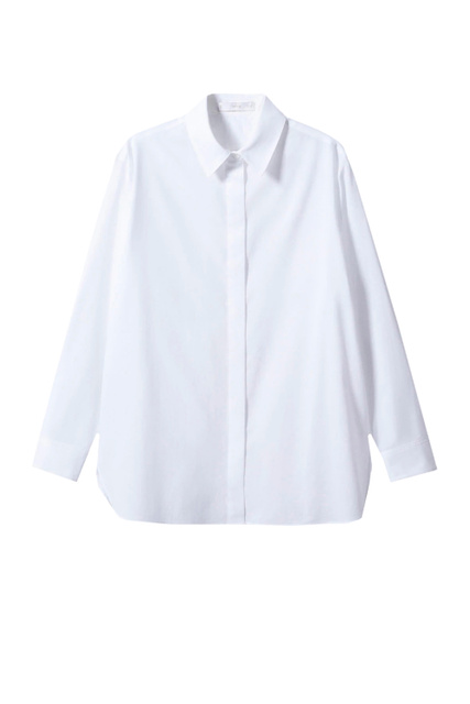 Рубашка VOILA из натурального хлопка|Основной цвет:Белый|Артикул:47955866 | Фото 1