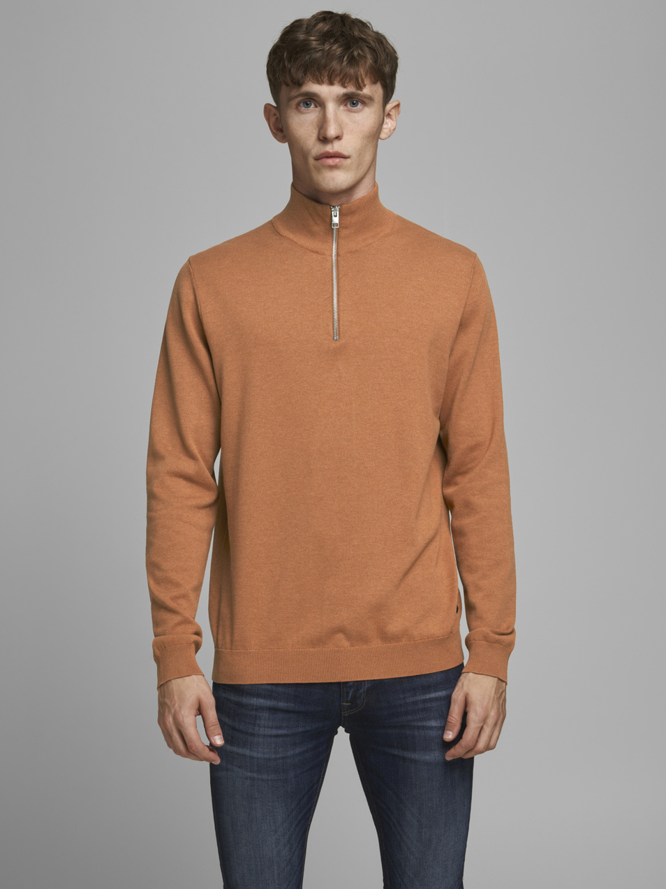 Мужской Jack & Jones Свитер с высоким воротником на молнии (цвет ), артикул 12180066 | Фото 3