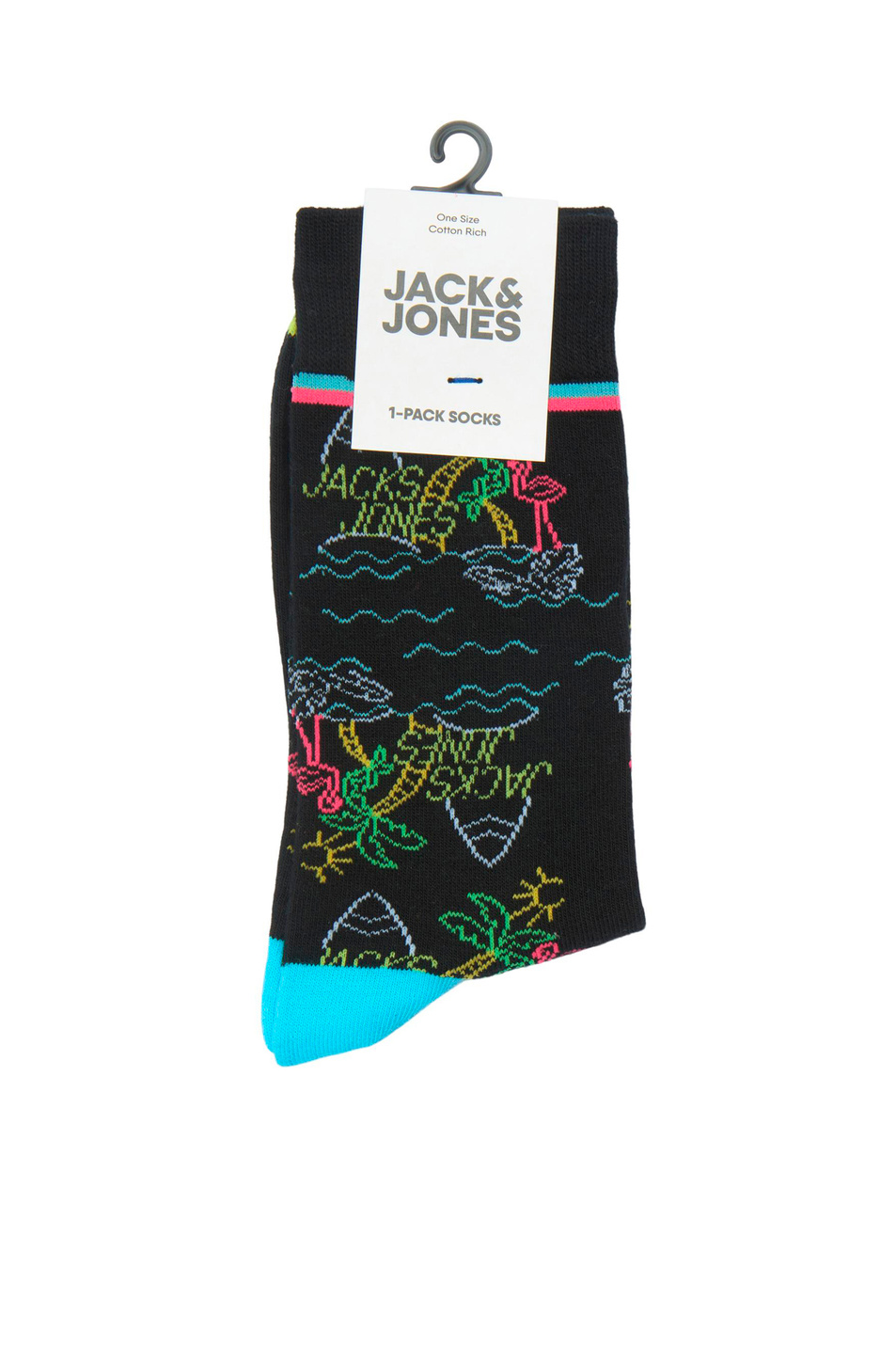 Jack & Jones Носки с контрастным принтом (цвет ), артикул 12204828 | Фото 2