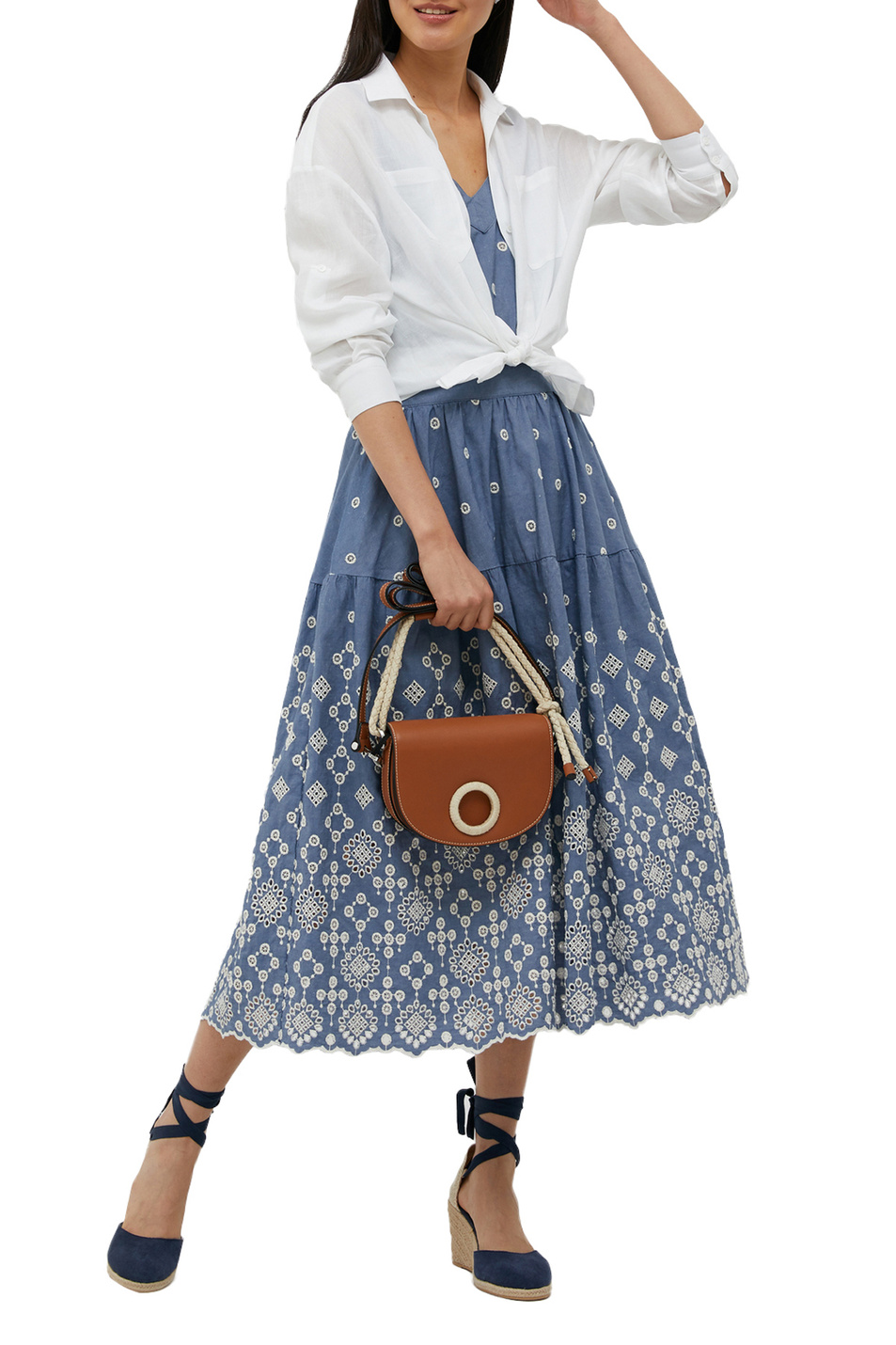 Женский MAX&Co. Платье MOBILE с вышивкой (цвет ), артикул 72214122 | Фото 2