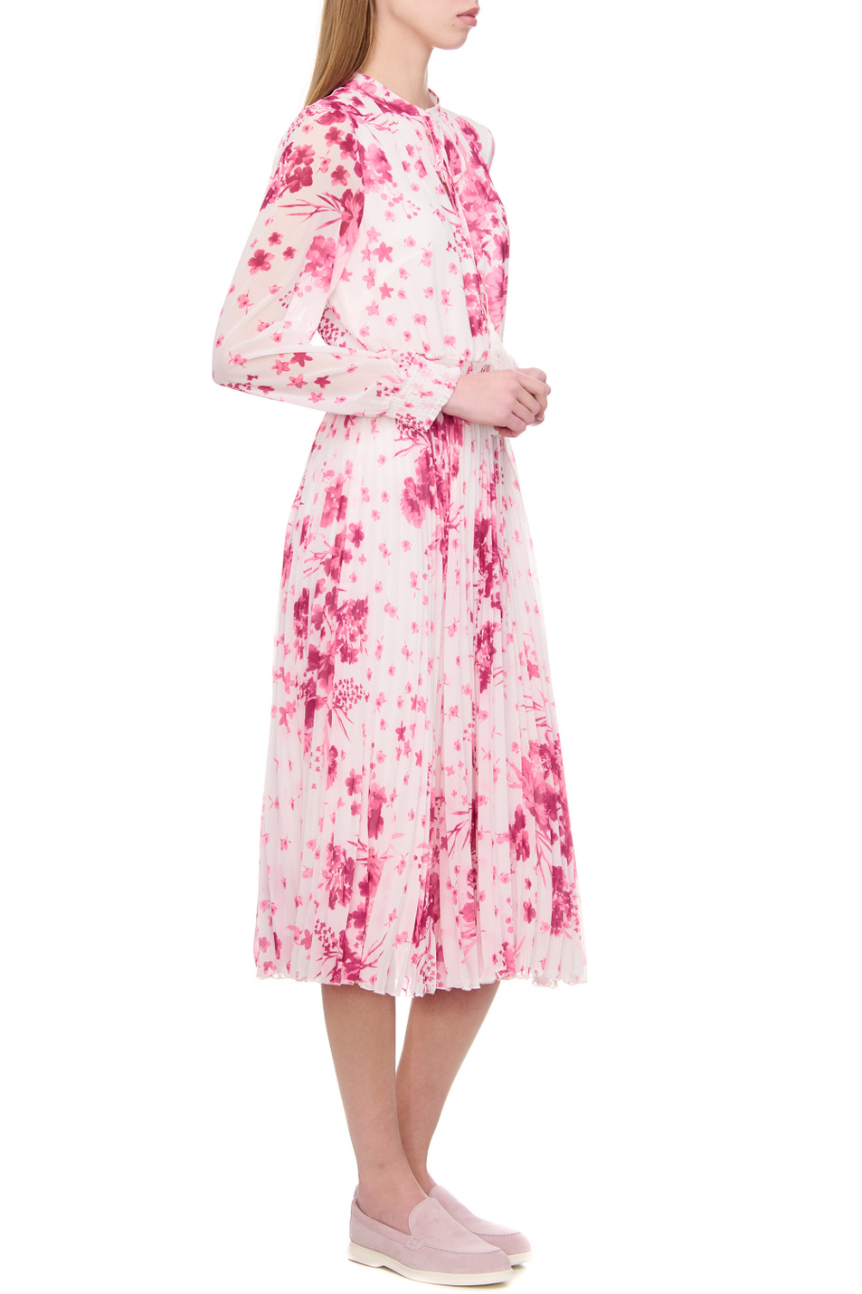 Женский Ermanno Firenze Платье с цветочным принтом (цвет ), артикул D42EQ064EC8 | Фото 4
