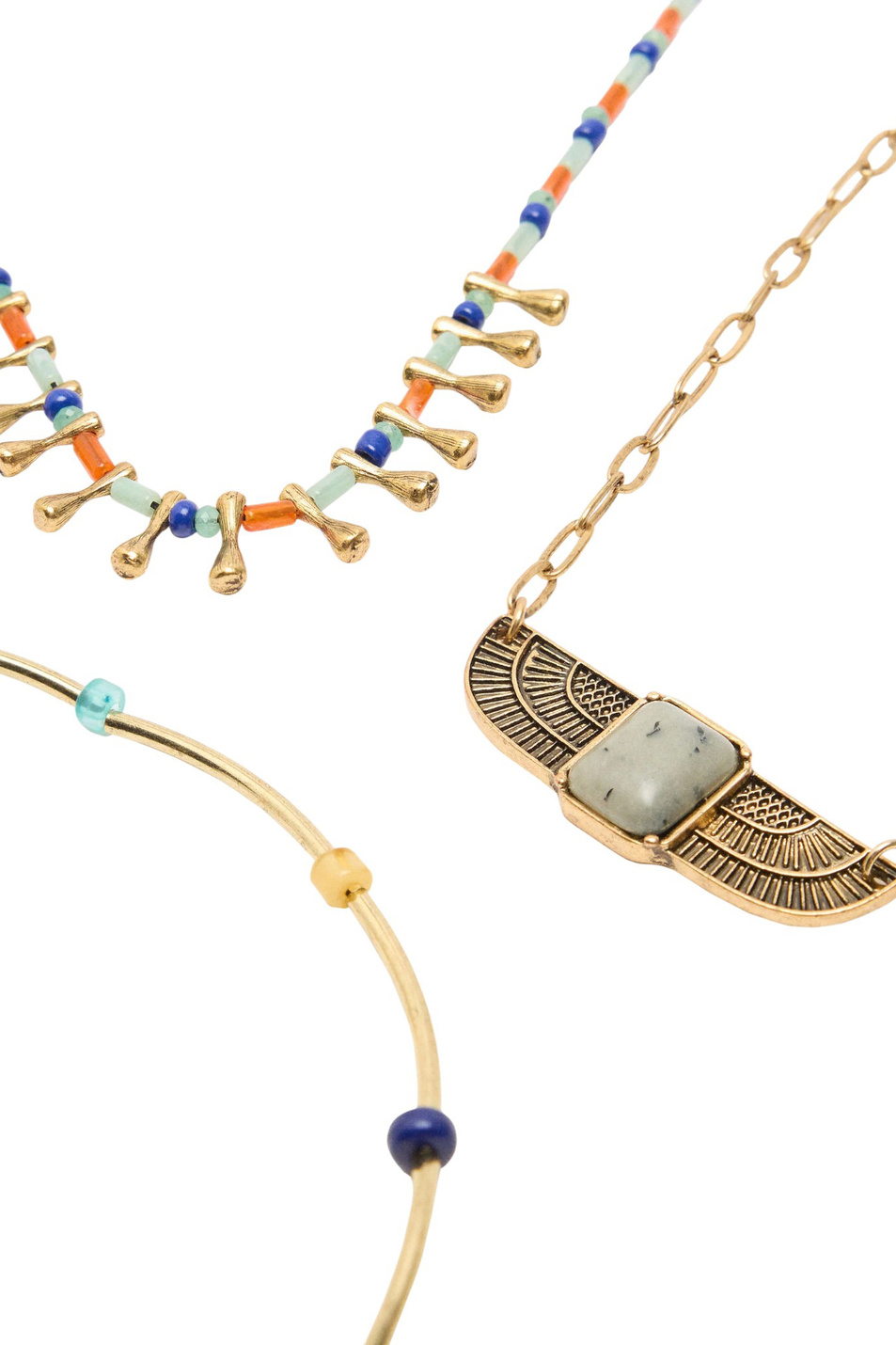 Ожерелье в комплекте из 3 шт|Основной цвет:Разноцветный Женский Parfois Ожерелье в комплекте из 3 шт (цвет ), артикул 237366 | Фото 3