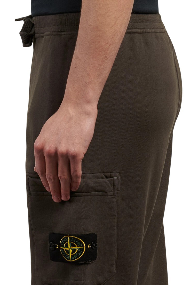 Мужской Stone Island Брюки из хлопкового флиса (цвет ), артикул L1S156200010-S0051 | Фото 7