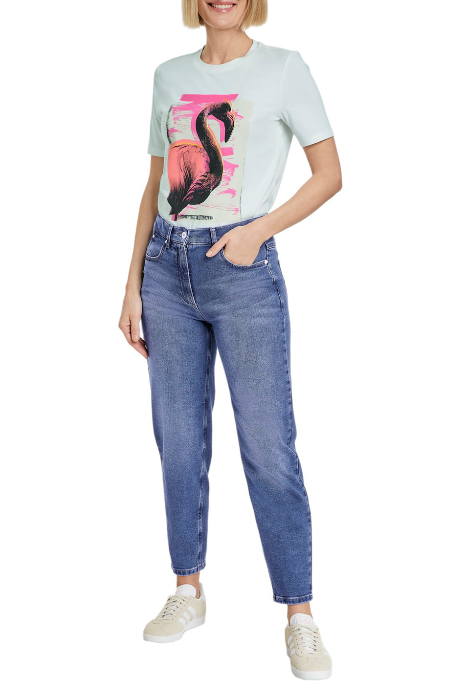 Женский Gerry Weber Джинсы из эластичного хлопка (цвет ), артикул 222018-66811-MOM FIT | Фото 3
