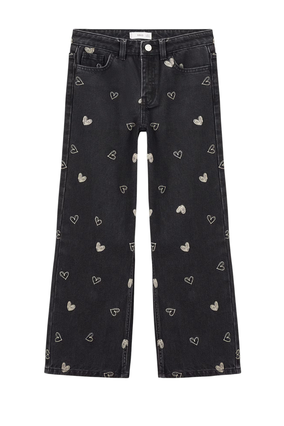 Девочкам Mango Kids Джинсы MILA с вышивкой (цвет ), артикул 17086725 | Фото 1