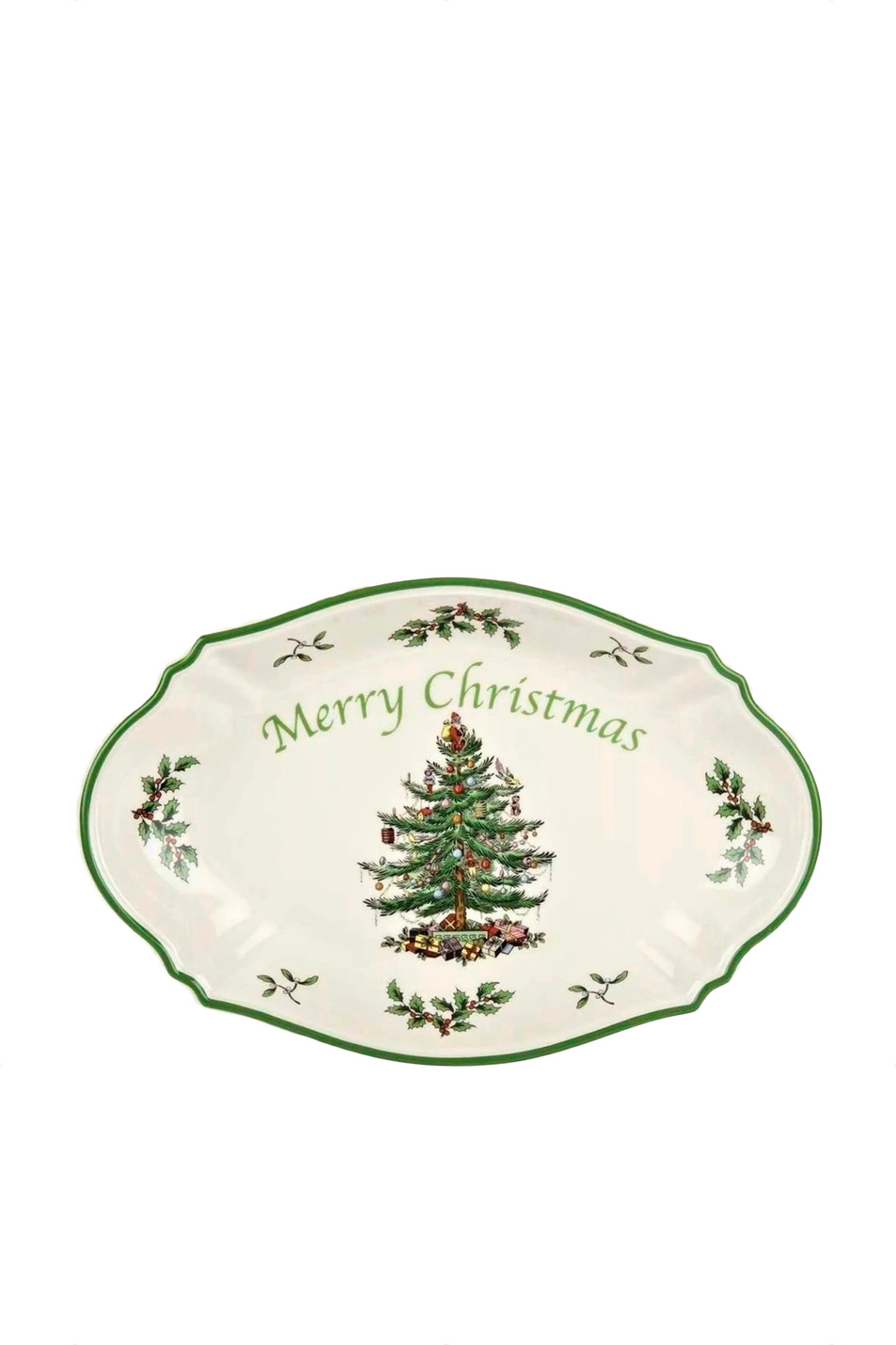 Portmeirion Блюдо сервировочное овальное "Рождественская елка", 28 см (цвет ), артикул XT5459-X | Фото 1