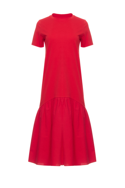 Платье из натурального хлопка|Основной цвет:Красный|Артикул:885021-44200 | Фото 1