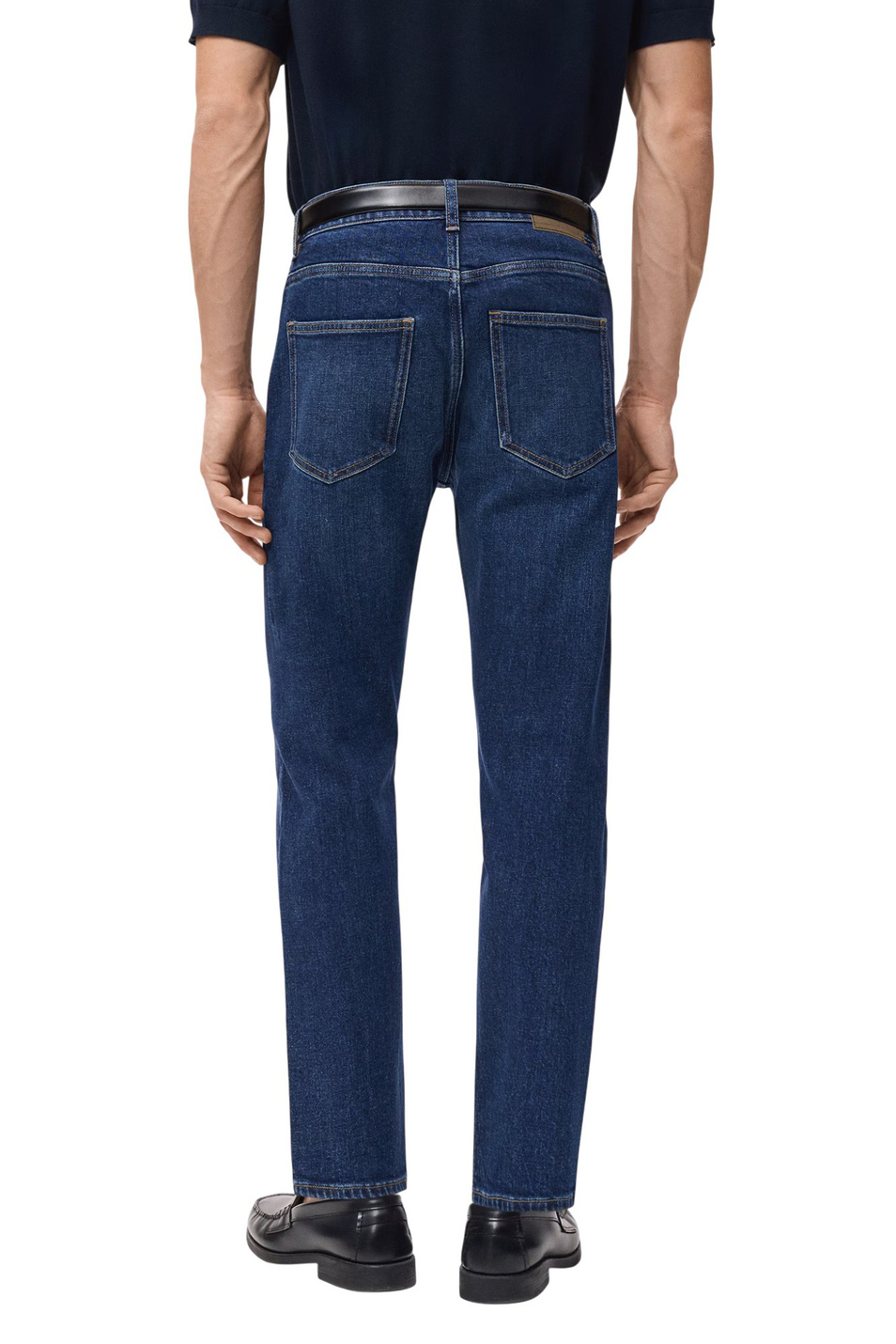 Мужской Mango Man Джинсы BEN зауженного кроя (цвет ), артикул 27061190 | Фото 4