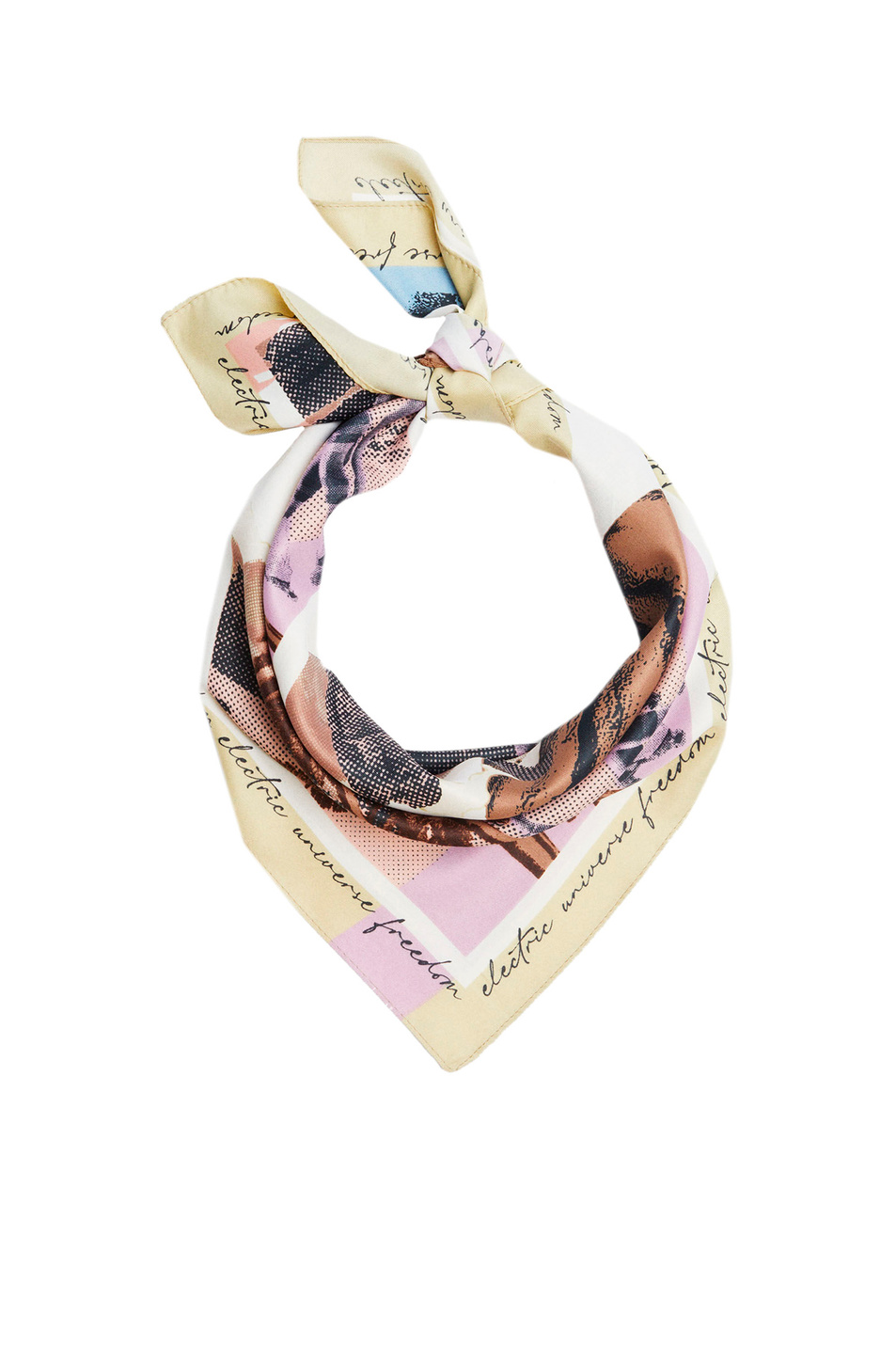 Parfois Квадратный шейный платок с принтом (цвет ), артикул 195707 | Фото 2