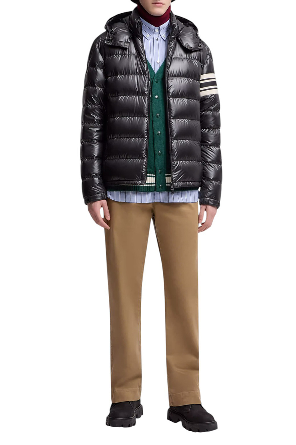 Куртка LANDRE с пуховым наполнителем|Основной цвет:Черный Мужской Moncler Куртка LANDRE с пуховым наполнителем (цвет ), артикул K20911A00095-59885 | Фото 2