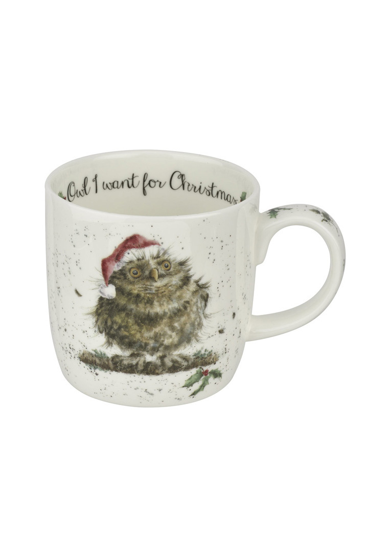 Не имеет пола Portmeirion Кружка «Owl I want for Christmas», 310 мл (цвет ), артикул WNOX5629-XS | Фото 1