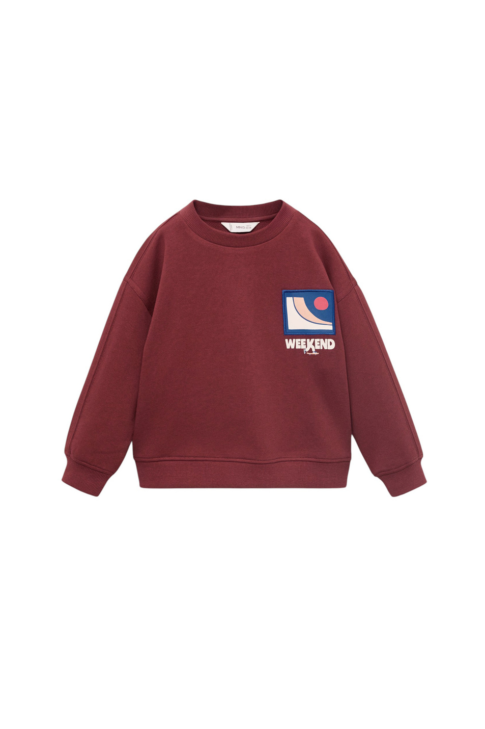 Мальчикам Mango Kids Свитшот WEEKEND из хлопка (цвет ), артикул 17023287 | Фото 1
