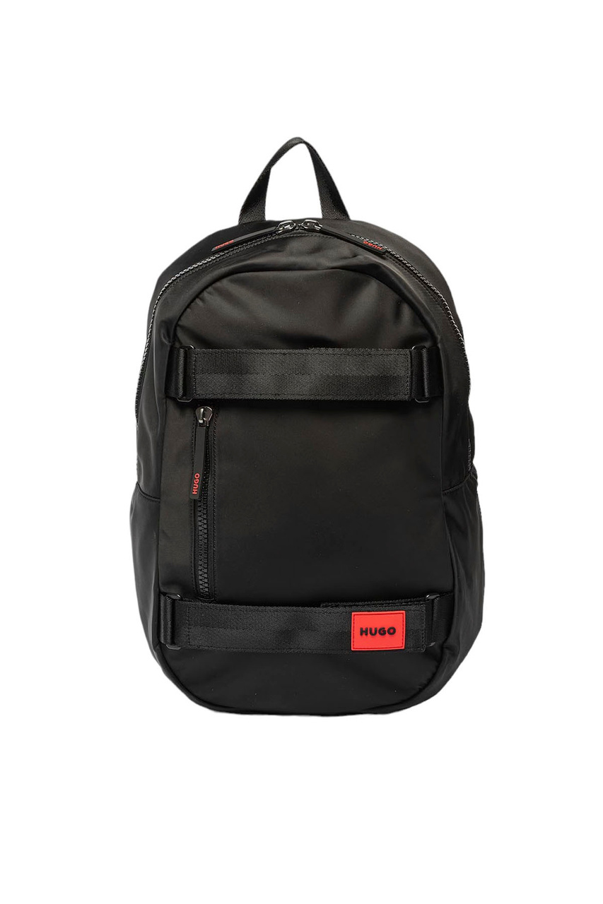 Рюкзак с контрастным логотипом|Основной цвет:Черный|Артикул:50503589 | Фото 1