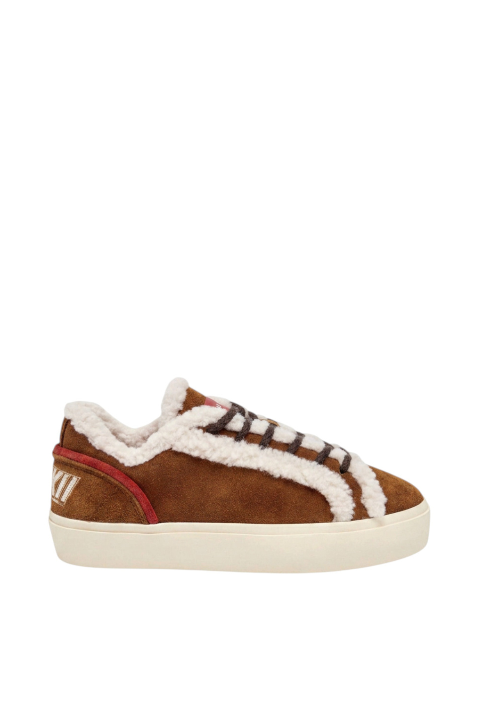 Кеды LILA SHEARLING LACE UP с натуральным мехом|Основной цвет:Коричневый Женский Inuikii Кеды LILA SHEARLING LACE UP с натуральным мехом (цвет ), артикул 1001.001.0571 | Фото 1