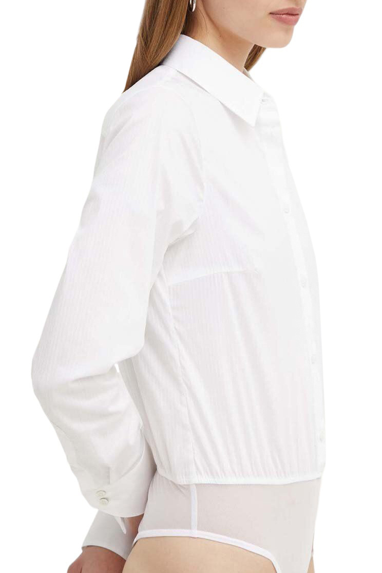 Женский BOSS Рубашка-боди Blaise Friday из смесового хлопка (цвет ), артикул 50519412 | Фото 4