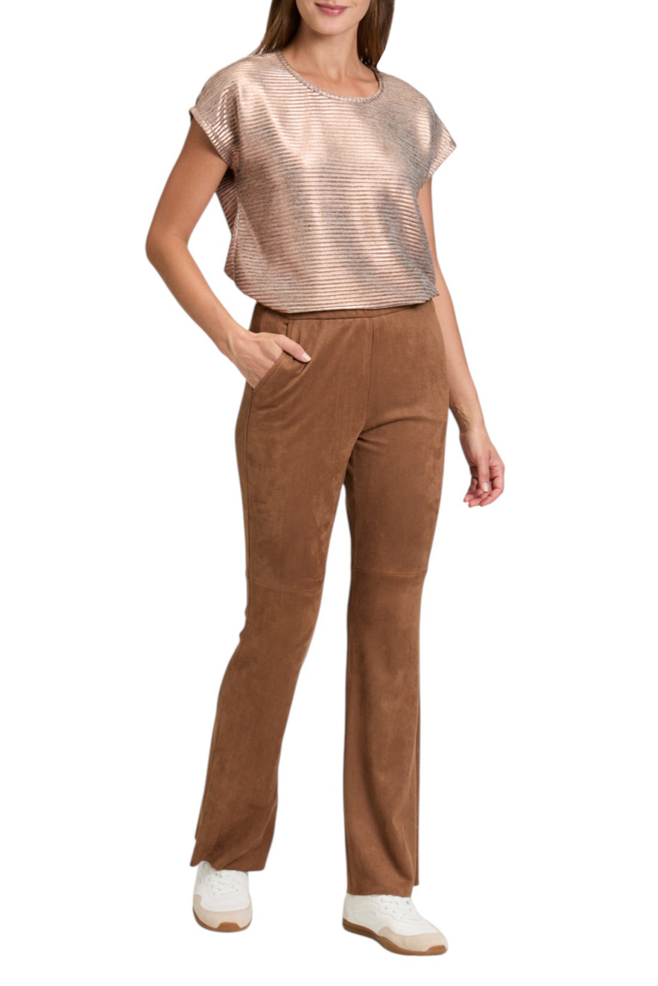 Блузка с эффектом металлик|Основной цвет:Золотой Женский Betty Barclay Блузка с эффектом металлик (цвет ), артикул 2577/1469 | Фото 3