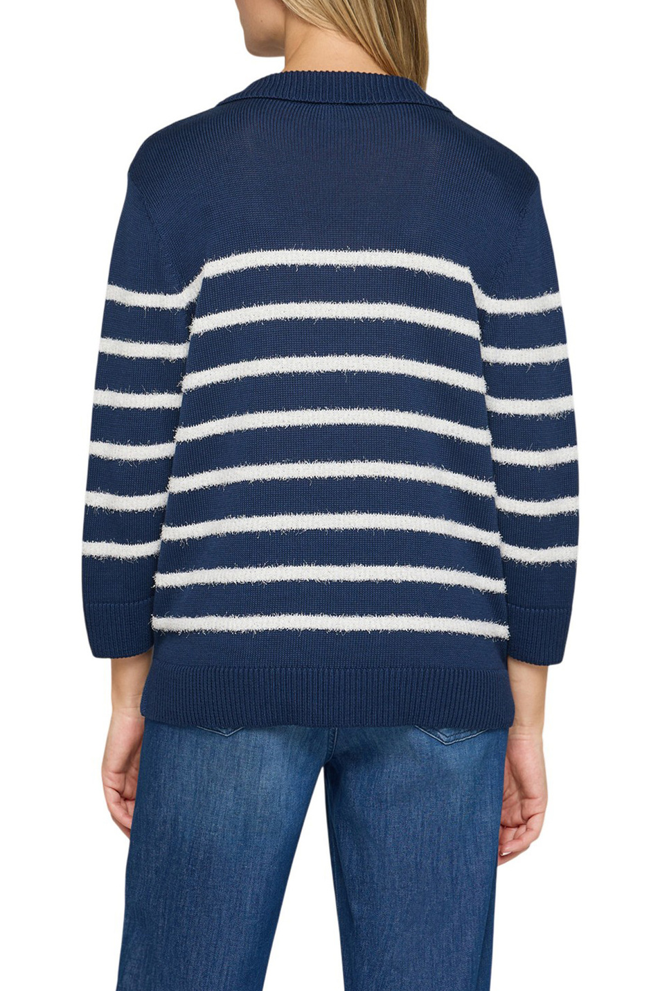 Женский Rabe Пуловер в полоску (цвет ), артикул 56-111652 | Фото 5