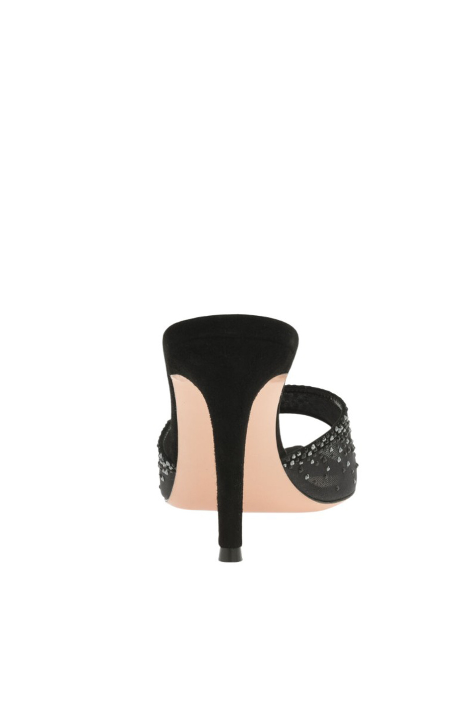 Женский Gianvito Rossi Мюли RANIA с отделкой стразами (цвет ), артикул G15040.85RIC.COZNENE | Фото 4