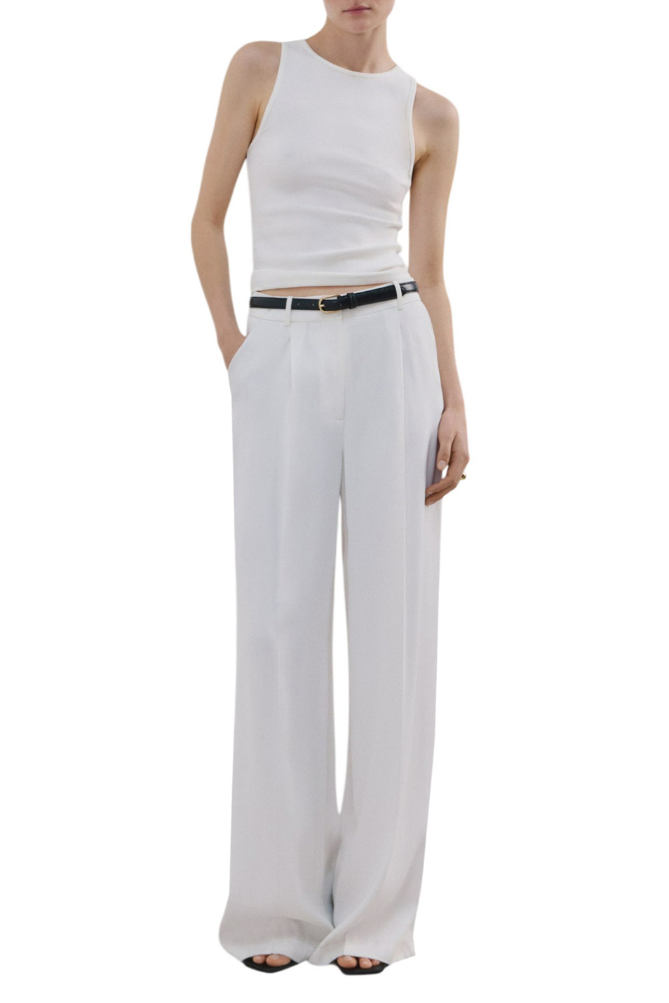 Женский Mango Топ BONI в рубчик (цвет ), артикул 27065830 | Фото 2