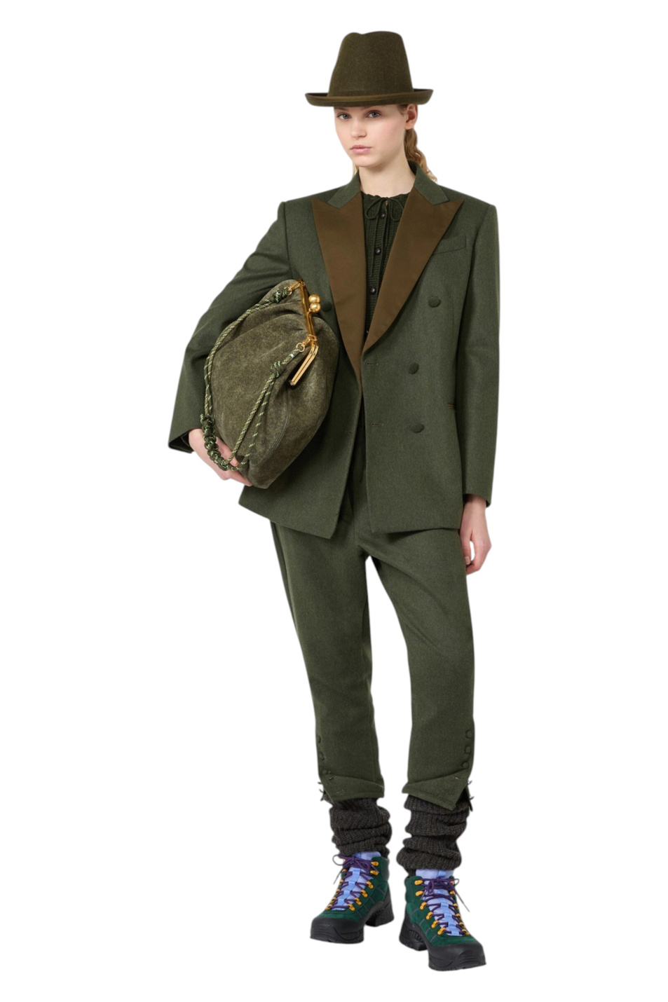 Женский Weekend Max Mara Кардиган KAKI из шерсти (цвет ), артикул 2625346016 | Фото 2