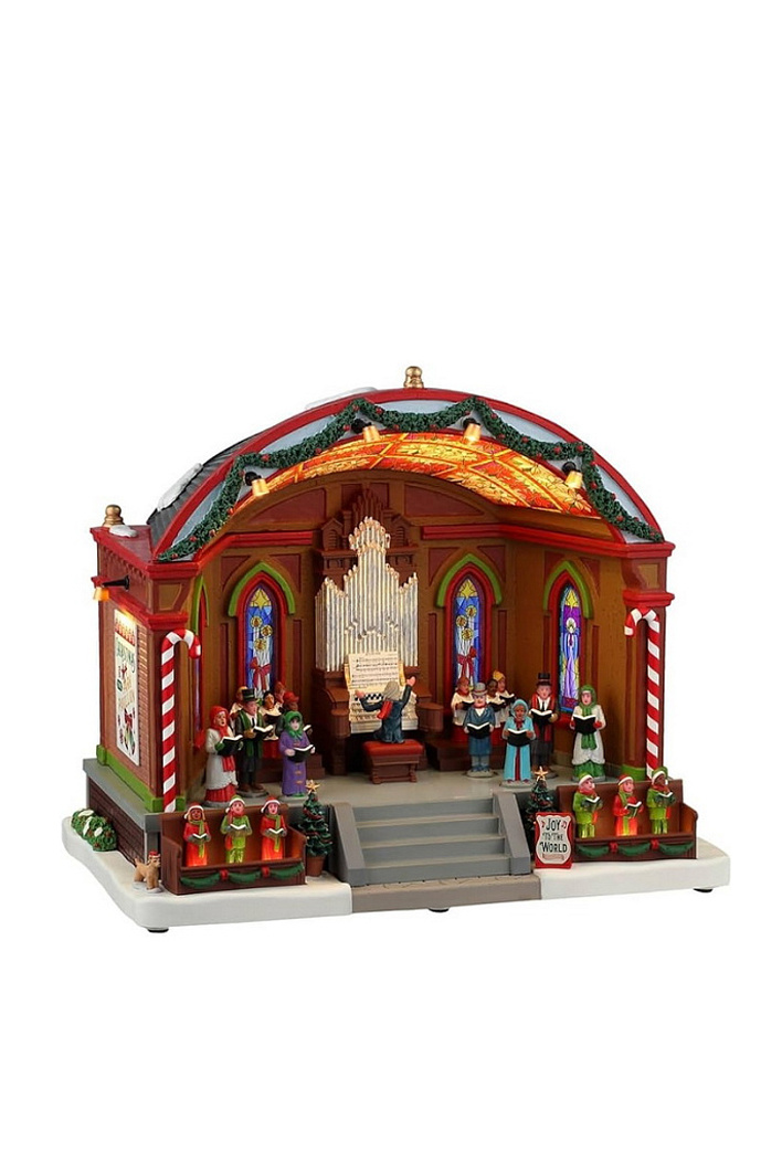 Фигурка музыкальная "Рождество в парковом павильоне", 28 х 18,2 х 24,5 см|Основной цвет:Разноцветный Не имеет пола LEMAX Фигурка музыкальная "Рождество в парковом павильоне", 28 х 18,2 х 24,5 см (цвет ), артикул 45267-EU | Фото 1