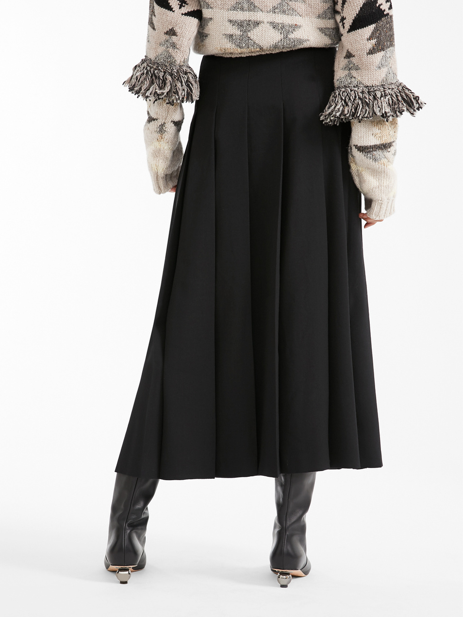 Женский Weekend Max Mara Юбка TOLEDO из шерстяной фланели (цвет ), артикул 51060503 | Фото 5