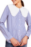 iBLUES Рубашка GOLFO с объемным воротником с рюшами ( цвет), артикул 71110921 | Фото 3