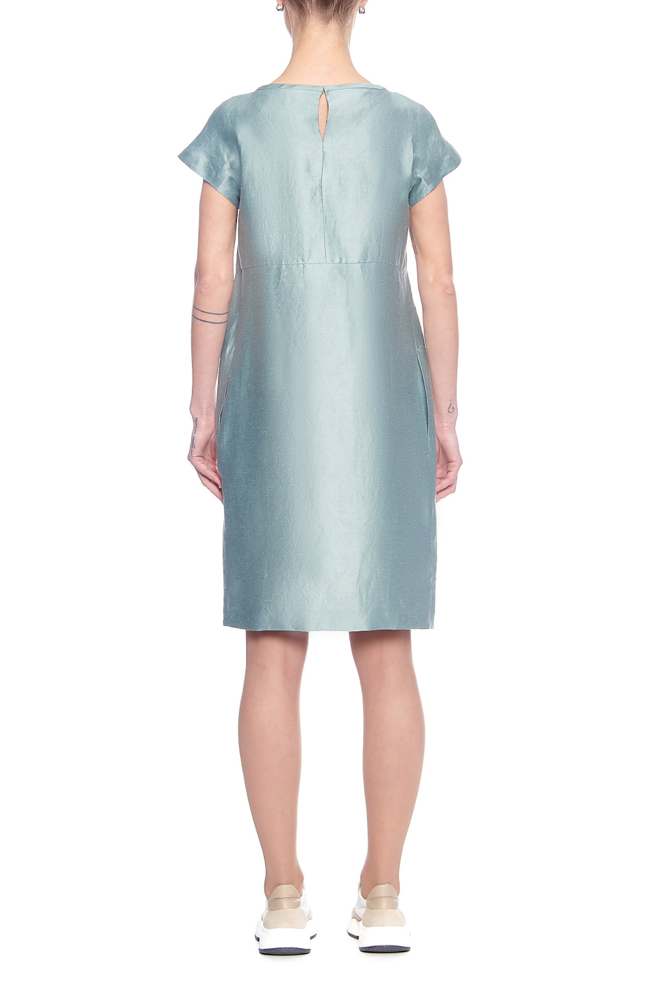 Weekend Max Mara Платье PRUGNA из чистого льна и шелка (цвет ), артикул 52211311 | Фото 5
