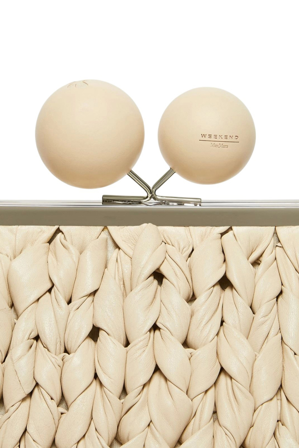 Сумка Pasticcino из натуральной кожи|Основной цвет:Кремовый Женский Weekend Max Mara Сумка Pasticcino из натуральной кожи (цвет ), артикул 2615511055 | Фото 5
