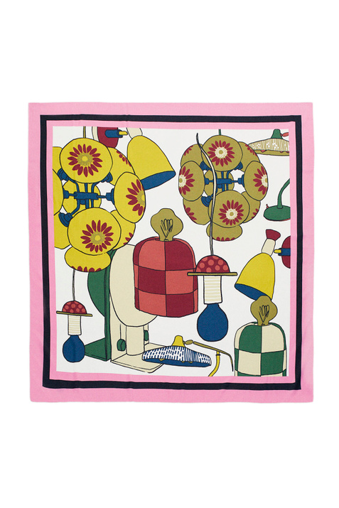 Parfois Квадратный шейный платок с принтом ( цвет), артикул 202630 | Фото 2